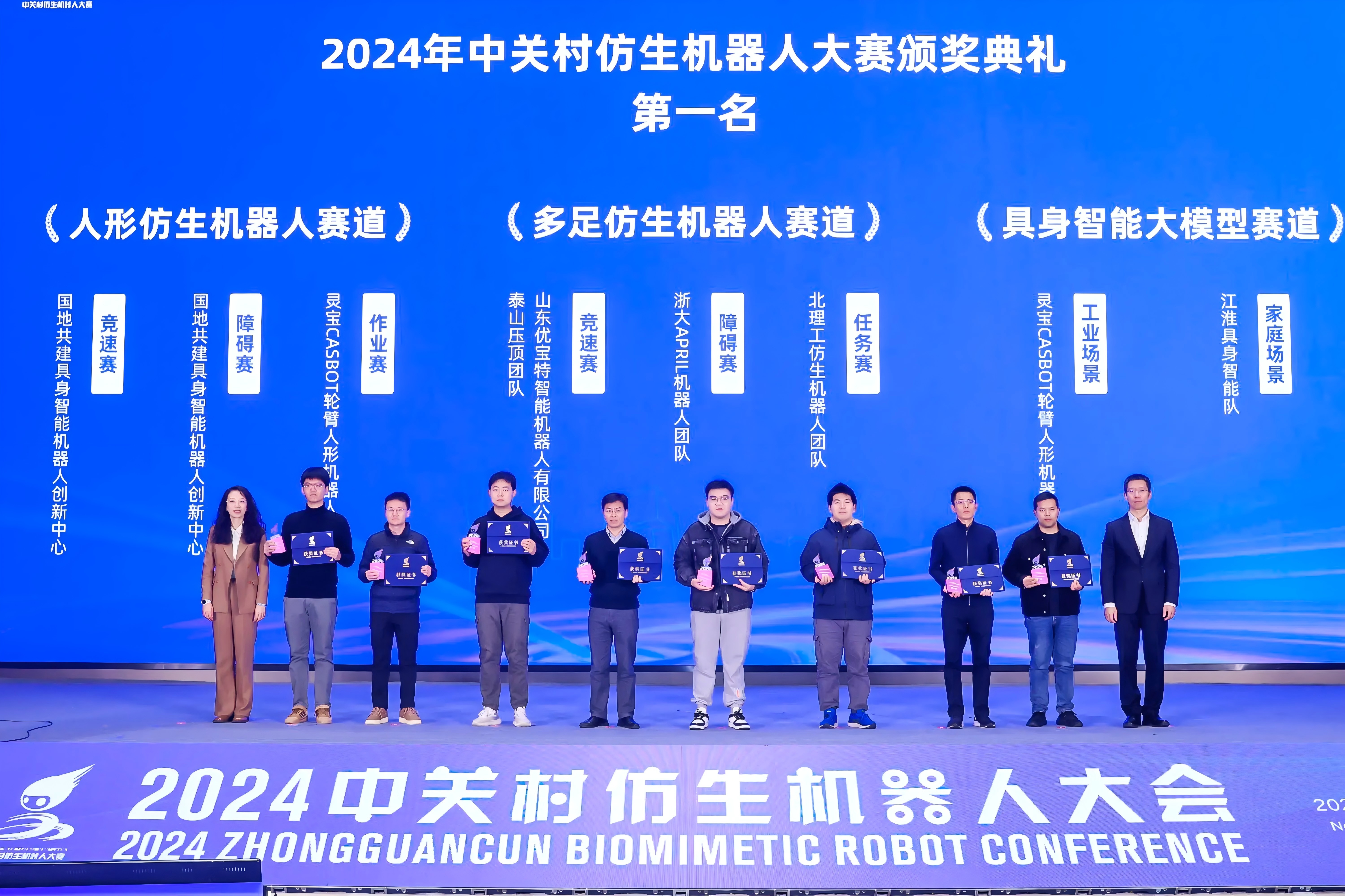 靈寶CASBOT奪得仿生機(jī)器人大賽雙第一